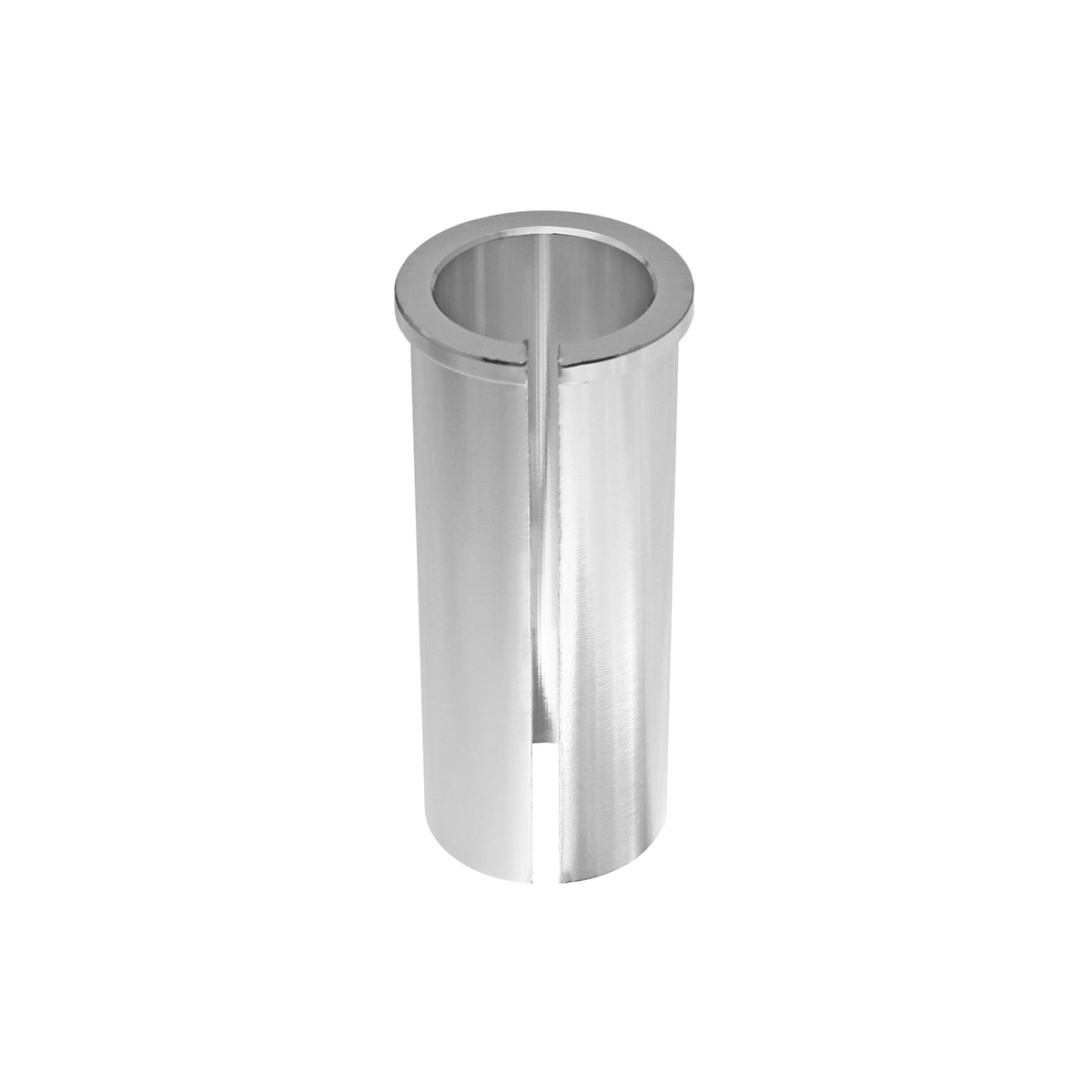 Seatpost Shim id/25.4mm od/31.6mm Length/80mm W/Lip Silver.